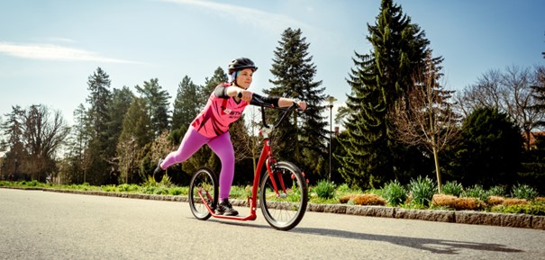 Kickbiken heeft veel voordelen
