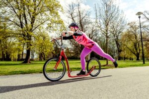 kickbiken is leuk voor iedereen